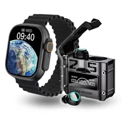 GENERICO - COMBO4 Smart Watch T800 Ultra + Audifonos M25 gamer