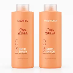 WELLA - Duo Nutri Enrich Shampoo + Acondicionador 1L