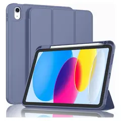 GENERICO - Estuche Funda Smart Case Espacio De Pencil Para iPad 11 a16 lavanda