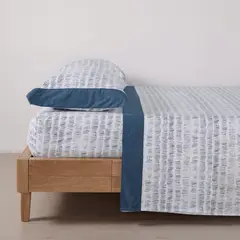 DISTRIHOGAR - Juego de Sábanas 200 Hilos 100% Algodón Loft King