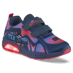 LOS GOMOSOS - Tenis con Luces Kenok Azul O-Rojo para Niño