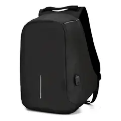 INNOVA - Bolso Mochila De Espalda Multifuncional Unisex Negra Con Puerto Usb