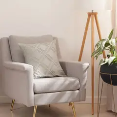 DISTRIHOGAR - Cojín Microfibra Aria Arena 50 x 50 cm