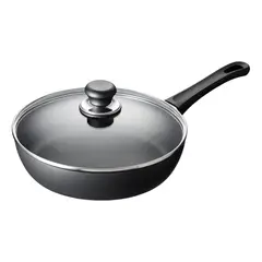 SCANPAN - Sartén antiadherente clásica con tapa 26cm -