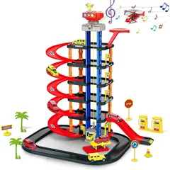 MARKET TOYS - Pista De Carros Garage Parking Lot 6 Niveles