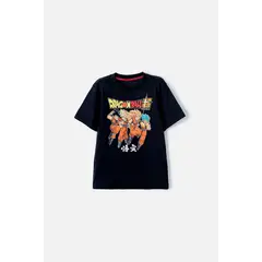 DRAGON BALL - Camiseta de niño, manga corta negra de Toei Animation Inc