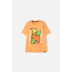 AMONG US - Camiseta de naranja manga corta para teen niño