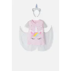 MIC - Camiseta multicolor manga corta para niña