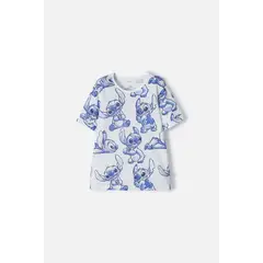 DISNEY - Camiseta de Stitch multicolor manga corta para niña