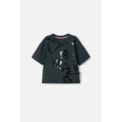 SANRIO - Camiseta de My Melody & Kuromi gris manga corta para niña