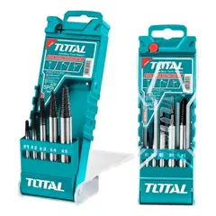 TOTAL - Extractor De Tornillos Industrial Juego X 5 Pzs