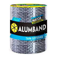 GENERICO - Cinta Asfaltica Tapa Goteras 20 Cm X 10 Mts 11mm Alumband