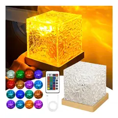 MOON LAMP - Lámpara Proyector Aurora Boreal Control Remoto Carga Usb