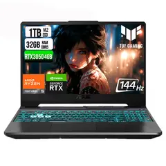 ASUS - TUF A15 AMD RYZEN 5 7535HS SSD 1TB RAM 32GB DDR5 15,6 FHD RTX 3050 4GB