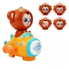 GENERICO - Muñeco Didáctico Musical Mono Que Baila Con 4 Emociones