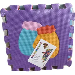 GENERICO - Tapete Alfombra Foamy para Bebe 9 piezas Objetos