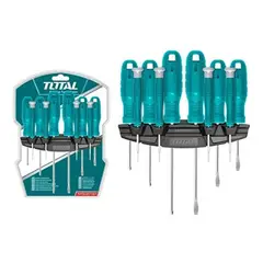 TOTAL - Juego Desatornilladores 10 Piezas