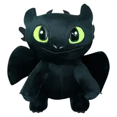 GENERICO - Peluche Chimuelo Dragón Furia Nocturna Night Fury 34cm Suave