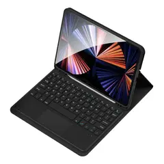 GENERICO - Forro Estuche Funda Teclado Touchpad Para iPad 10.2 7/8/9 Gen Negro