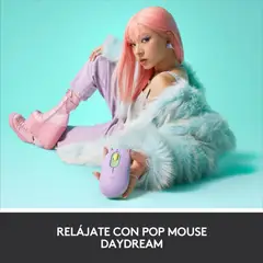 LOGITECH - POP Mouse Inalambrico Lila Con Boton Emojis