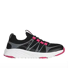 THROWING - Tenis de Niña marca en Color NEGRO FUCSIA  TENIS FUZ 15-25-