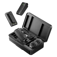 ULANZI - Micrófonos inalámbricos A100 USB-C TRS Celular Camara