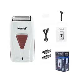 KEMEI - Maquina Afeitadora shaver Barbera Km 3382 Inalámbrica 2 En 1