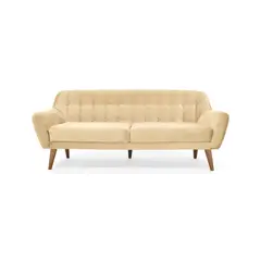 VENECIA - Sofa Roma 194x82x78 Tela Beige