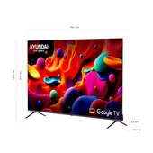 HYUNDAI - Televisor 75 4K UHD Mini QLED Smart tv Google HYLED7503QMG