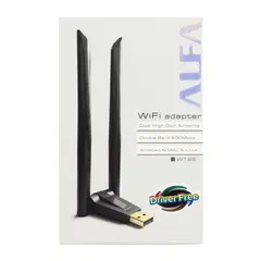 ZER - ANTENA USB WIFI DE 600MBPS ADAPTADOR PARA PC DOBLE BANDA
