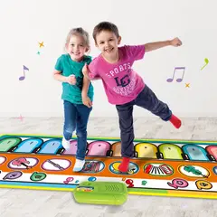 GENERICO - Tapete Alfombra Estimulación Musical Bebe Piano 110 cm Largo