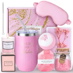 SPA LINE - CESTA DE REGLOS PARA MUJERES 8 REGALOS PREMIUM