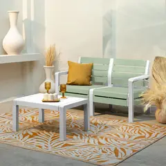 RIMAX - Combo Barú Sofá 2 Puestos + Mesa de Centro - Verde Salvia