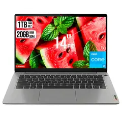 LENOVO - PORTATIL INTEL CORE I3 1115G4 DISCO SSD 1TB RAM 20GB 14 FHD