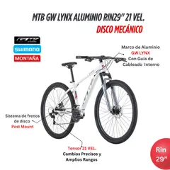 GW - Bicicleta Todoterreno Lynx Rin 29 M