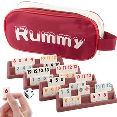 GENERICO - Juegos De Mesa Familiar Rummy Q Version Travel De Lujo