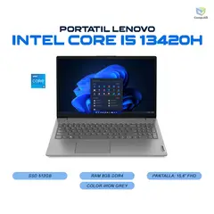 LENOVO - Portatil Intel Core i5 13420H 8GB 512GB SSD - V15 G4 IRU