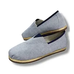 XIAN SHOES - Alpargata yute hombre celeste ecologico YH34