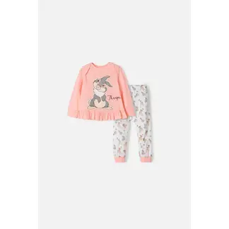 DISNEY - Pijama de Bambi con pantalón largo para bebé niña