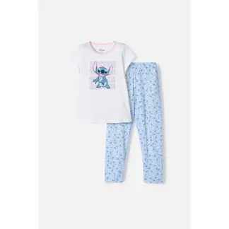 DISNEY - Pijama Stitch pantalón largo niña