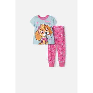 NICKELODEON - Pijama Paw Patrol manga corta para niña