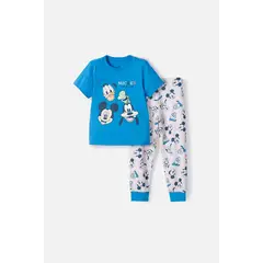 DISNEY - Pijama Mickey Mouse pantalón largo niño