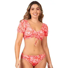 HABY - Bikini de Baño Para Mujer Manga Corta