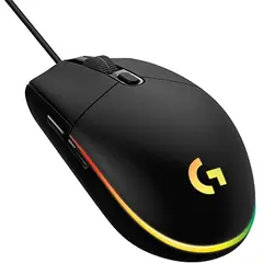 LOGITECH - Mouse Gaming G203 Negro Cable USB RGB
