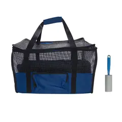 HALLY PET - Maletín Cargador Gra + Quitamotas Azul Oscuro