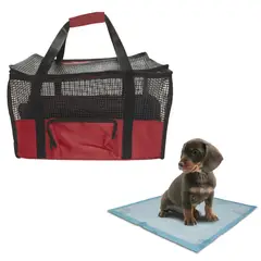 HALLY PET - Maletín Cargador Gra + 15 Und Vinotinto