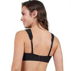 HABY - Bralette en Triangular con Detalla en Encaje
