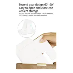 GENERICO - Base Carga Inalámbrica 3 En1 Para iPhone/ Smartwatch/AirPods Color BLANCO
