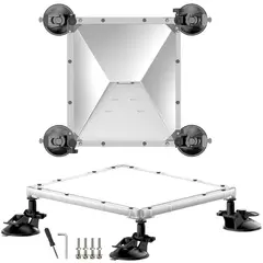 GENERICO - Soporte Protector Con Ventosas Para Starlink Mini