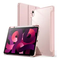 GENERICO - Estuche Smart Case Clear Para iPad Air 11 M2 2024 Rosa
